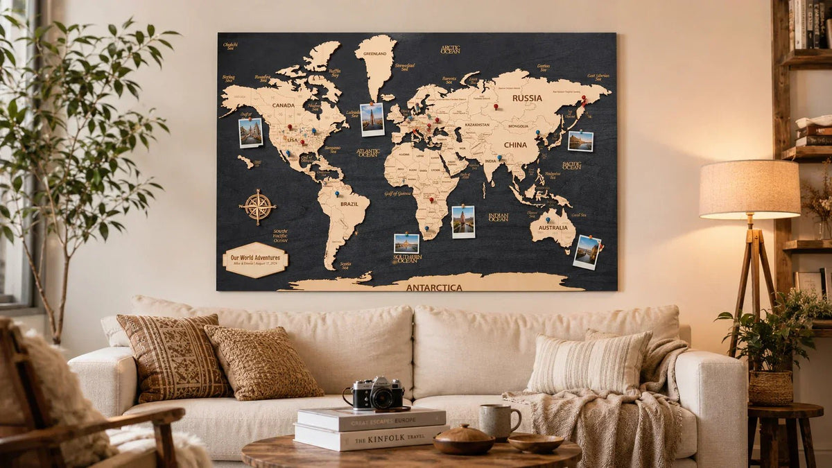Best Gift for Travelers: Why 3D Wooden World Map is the Top Choice - Mappae Pilot