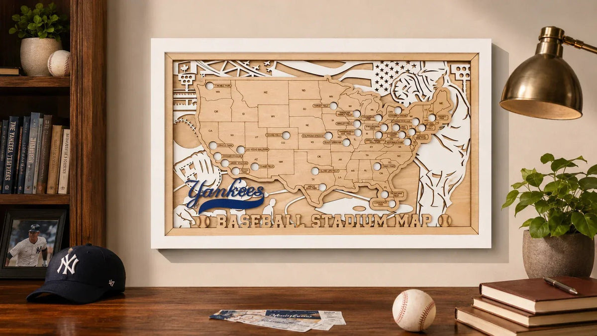 MLB Stadium Map: How to Track Your Baseball Bucket List - Mappae Pilot