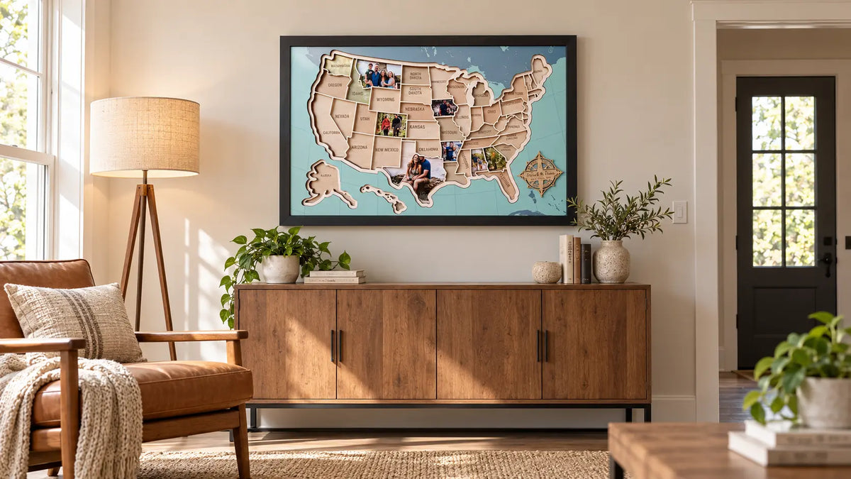 Turn Your Road Trip Photos into Wall Art: A Guide to Photo Maps