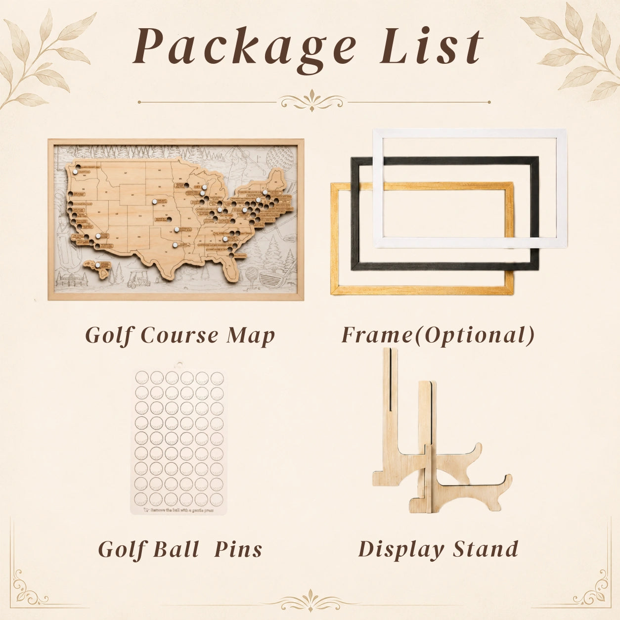 Classic 2D Golf Course Tracker Map