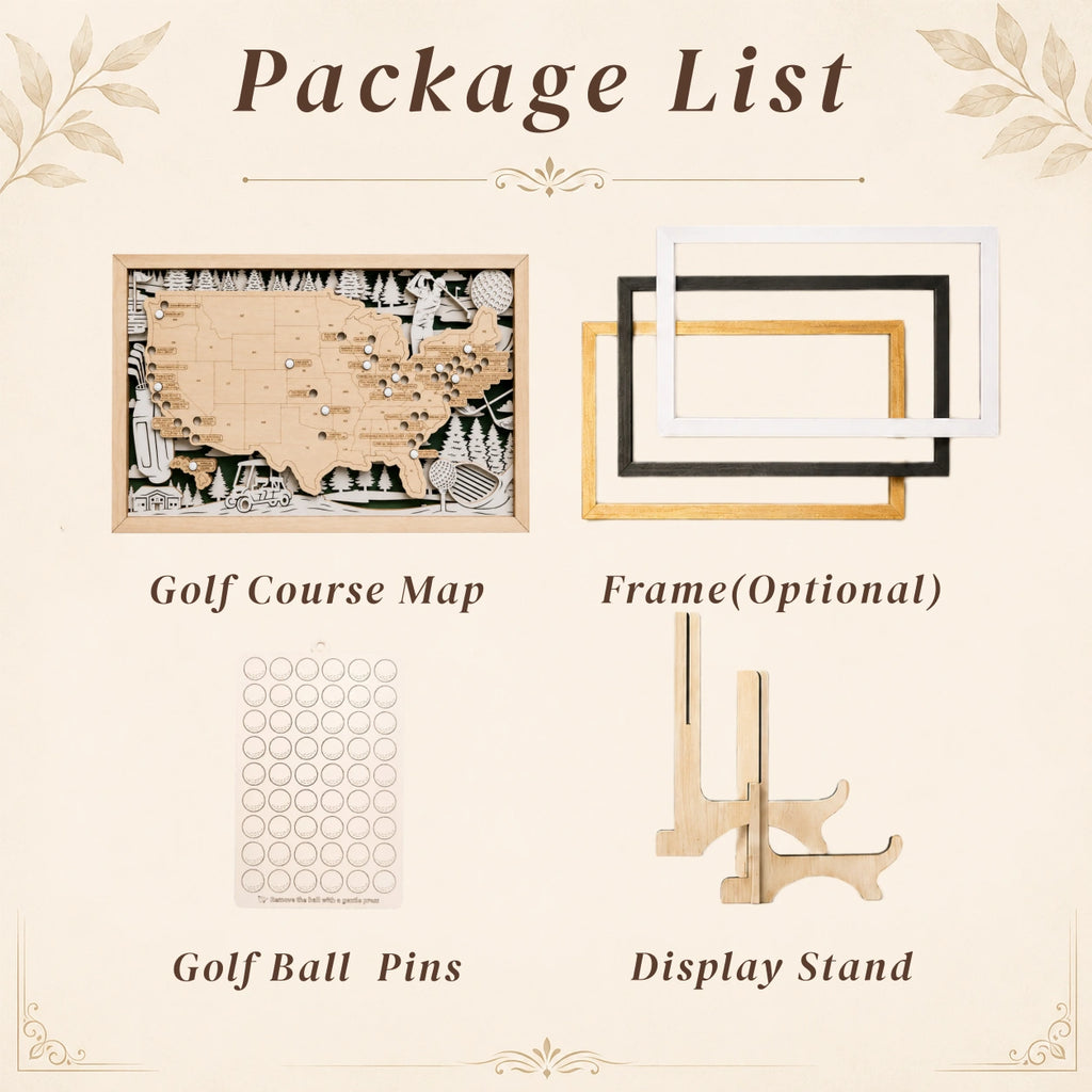 Premium 3D Golf Course Tracker Map
