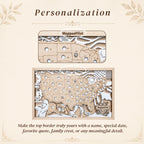 Personalized Golf Course Tracker Map – Green Background