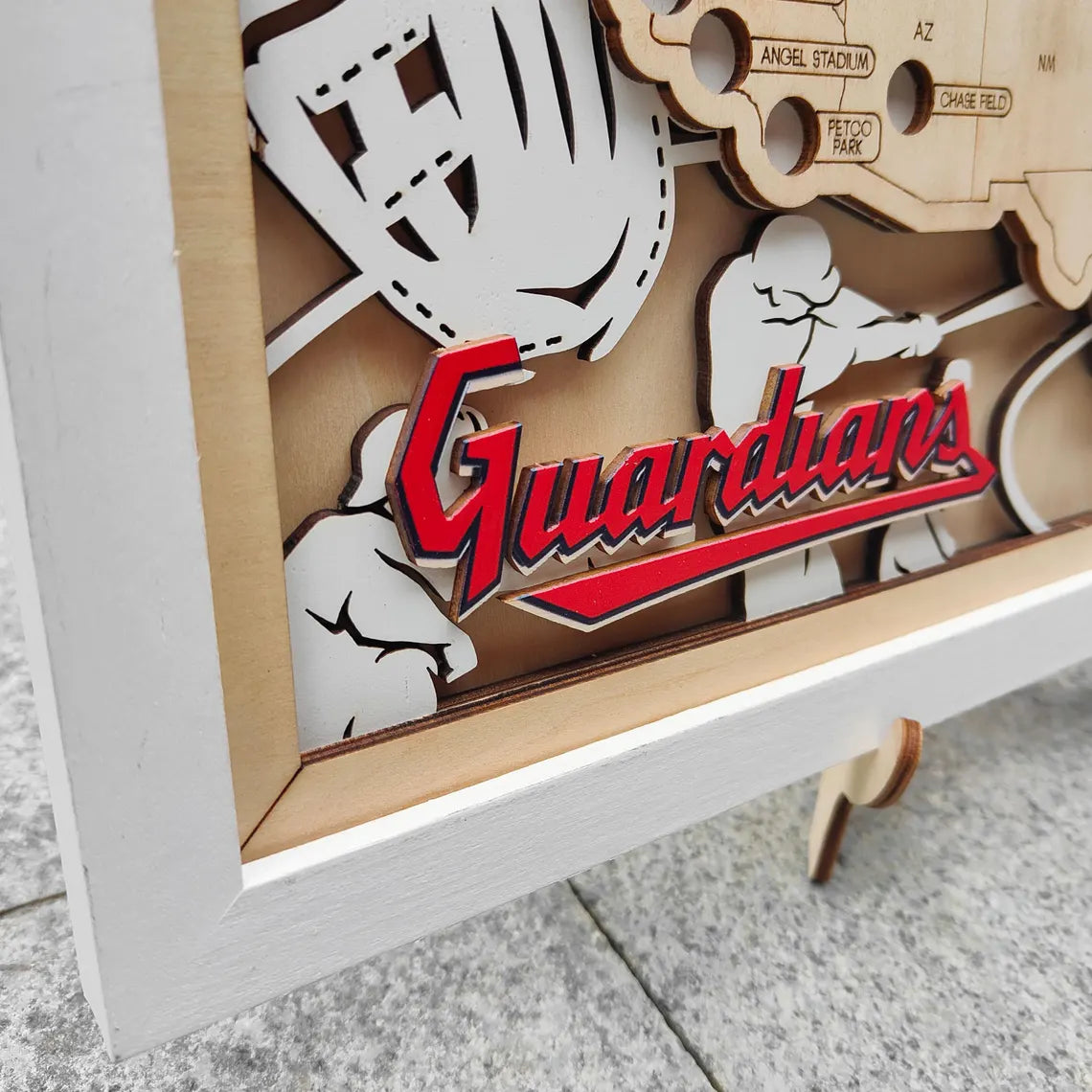 Baseball Stadium Map Tracker, Personalized Gifts