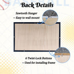 Baseball Stadium Map, Wood MLB Stadium Tracker