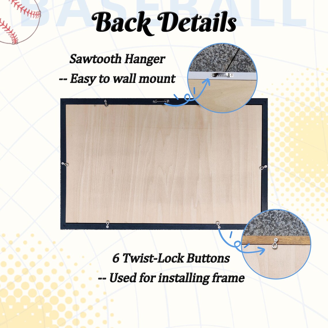 Baseball Stadium Map, Wood MLB Stadium Tracker