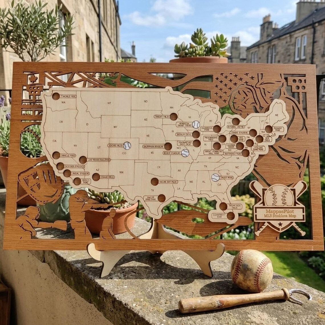 MLB Baseball Stadium Map