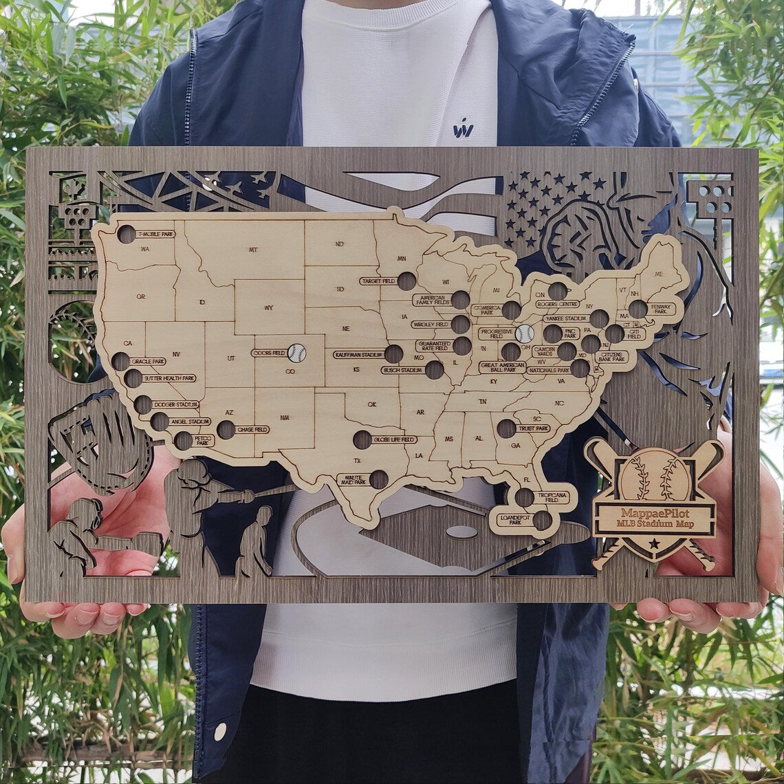 MLB Baseball Stadium Map