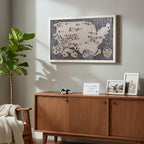 National Parks Travel Map, Gift for Hikers, National Parks Marker, USA Travel Map, Family Road Trip Tracker, Anniversary Gift, Handmade Gift