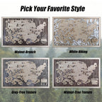 National Parks Travel Map, Gift for Hikers, National Parks Marker, USA Travel Map, Family Road Trip Tracker, Anniversary Gift, Handmade Gift