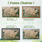 Wooden National Parks Map With Trees To Record Park Visits (Forest)