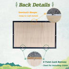 Wooden National Parks Map With Trees To Record Park Visits (Eagle)