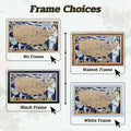 Custom Team Color Wooden MLB Stadium Map with Team Logo Pins - Mappae Pilot