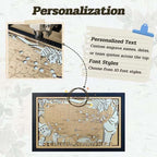 Personalized Wooden MLB Stadium Map with Colorful MLB Team Logo Pins - Mappae Pilot