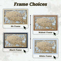Personalized Wooden MLB Stadium Map with Engraved Nameplate & Team Logo Pins - Mappae Pilot