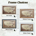 Personalized Baseball Stadium Map | Father's Day Gift for Sports Fans - Mappae Pilot
