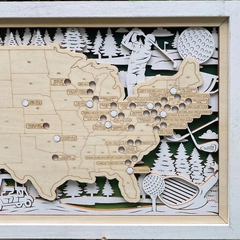 Premium 3D Golf Course Tracker Map
