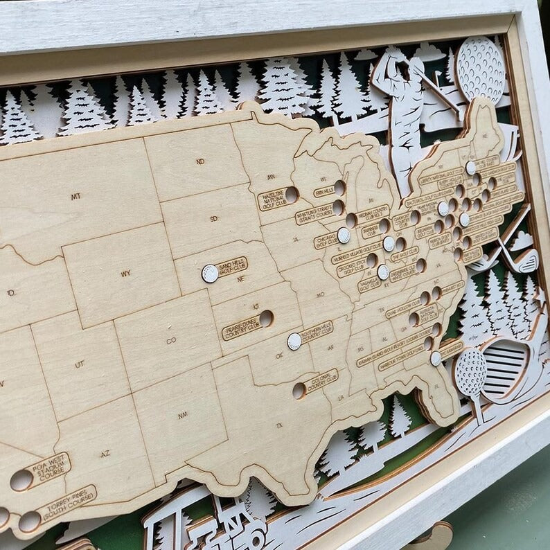 Premium 3D Golf Course Tracker Map