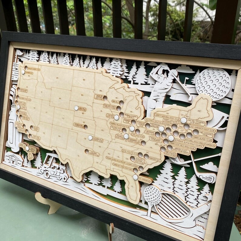 Premium 3D Golf Course Tracker Map