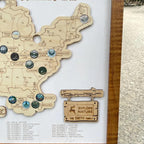 Personalized National Parks Map - Family Trip Gift & Adventure Decor