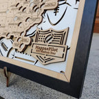 Football Stadium Map Tracker, Personalized Gifts