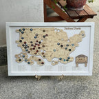 Personalized National Parks Map - Family Trip Gift & Adventure Decor
