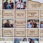Personalized Baseball Stadium Map Photo Frame