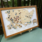 Personalized National Parks Map - Family Trip Gift & Adventure Decor