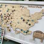 Personalized National Parks Map - Family Trip Gift & Adventure Decor