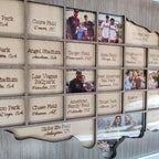 Personalized Baseball Stadium Map Photo Frame