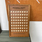 Wooden US National Parks Tracker Board