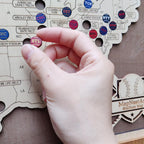 Personalized Baseball Stadium Map | Father's Day Gift for Sports Fans
