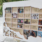 Personalized MLB Stadium Map Photo Frame(Laser Engraved Text)