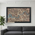 Wooden City Map - London