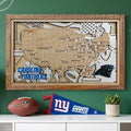 Football Stadium Map Tracker, Personalized Gifts