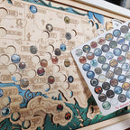 National Park Travel Map - 63 Parks Push Pin Map(Eagle)