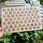 Personalized National Parks Tracker Board
