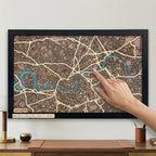 Wooden City Map - London