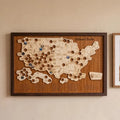 Custom National Park Map - Framed Wall Art & National Park Visitor Decor