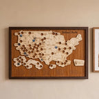 Custom National Park Map - Framed Wall Art & National Park Visitor Decor