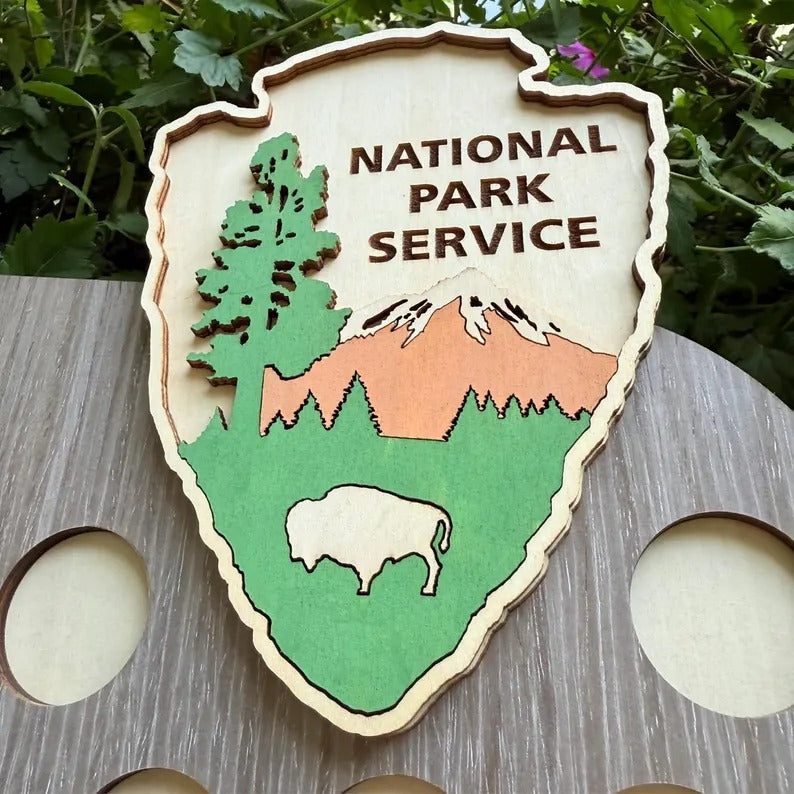 Personalized National Parks Tracker Board