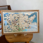National Park Travel Map - 63 Parks Push Pin Map(Mountain)