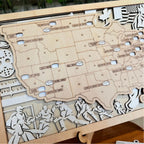 Personalized NHL Hockey Stadium Map - Retirement Gift for Dad