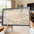 Personalized NHL Hockey Stadium Map - Retirement Gift for Dad