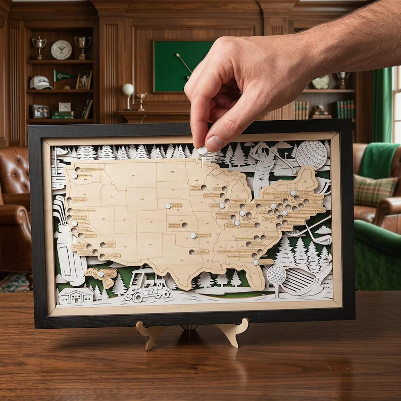 Premium 3D Golf Course Tracker Map