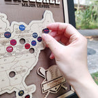 Personalized Baseball Stadium Map | Father's Day Gift for Sports Fans