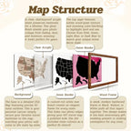 Personalized USA Photo Travel Map - Pink