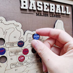 Personalized Baseball Stadium Map | Father's Day Gift for Sports Fans