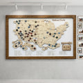 Personalized National Parks Map - Family Trip Gift & Adventure Decor