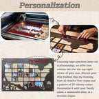 Personalized MLB Stadium Map Photo Frame(3D Raised Lettering)
