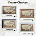 Personalized Baseball Stadium Map | Father's Day Gift for Sports Fans